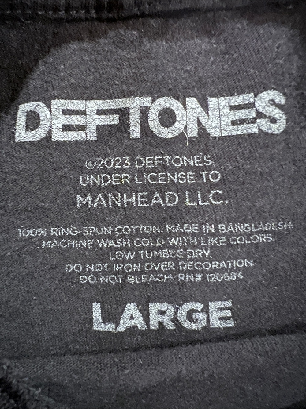 Deftones Band Shirt - Tagged Large (Fit / Listed Small) - Picture 7 of 10